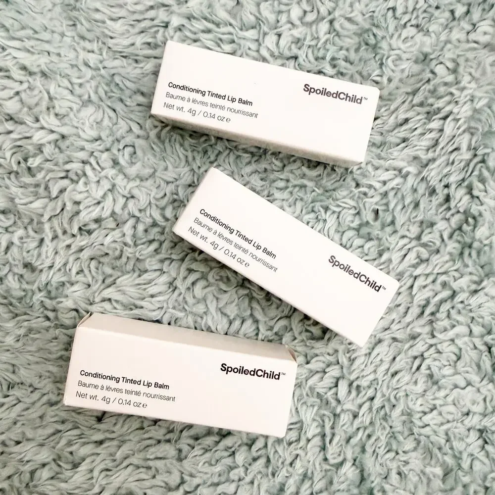 SPOILEDCHILD | Conditioning Tinted Lip Balm Plum 4g New in Box | Set of 3
